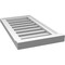 Ekena Millwork Vertical Surface Mount PVC Gable Vent: Functional, w/ 2"W x 2"P Brickmould Sill Frame, 14"W x 26"H GVPVE14X2603SF - alternate 3